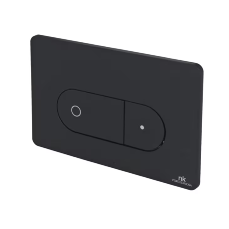 Oval Plaque de Commande Noir