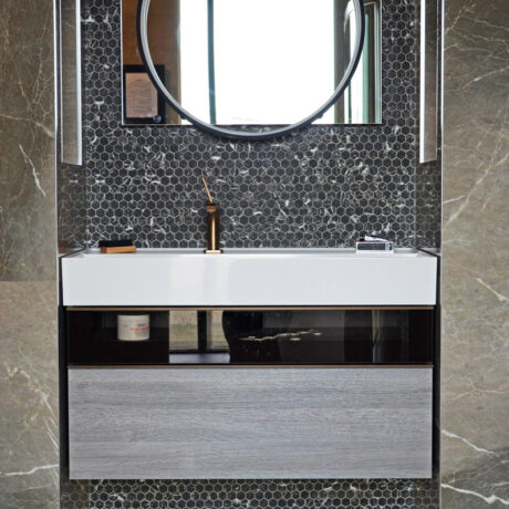 Hex Nero Marquina Matte