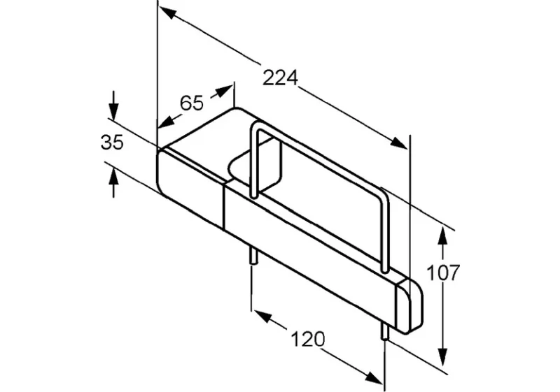 Porte-papier toilette KLUDI