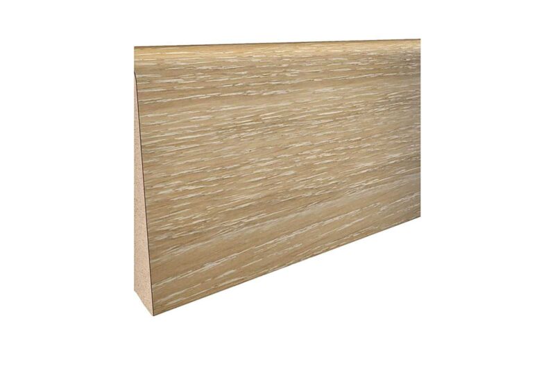 Plinthe chene CERUSE 8 cm