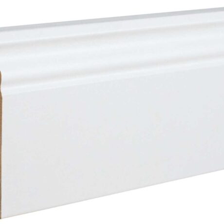 PLINTHE MDF BLANCHE MOULURÉE - 13cm